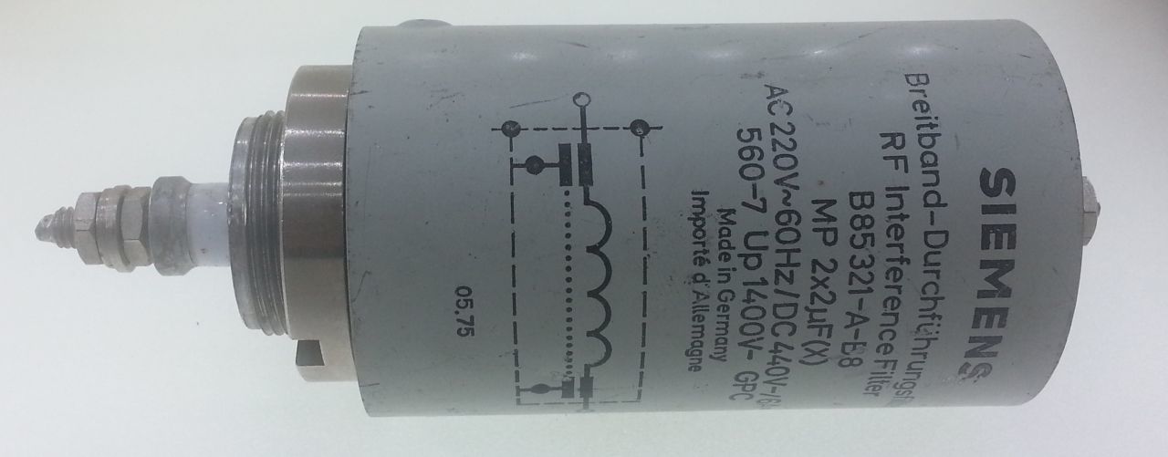 B85321-A-B8 MP 2*2 uF  RF İnterference Filter