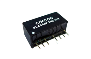 EC4SAW-48D12N  5-6Watt  18-75V►+/-12V  0 - +/-250mA