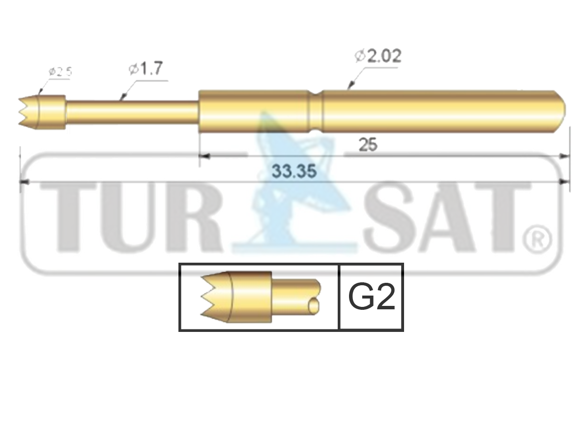 TP202-333-G2 Test Pini