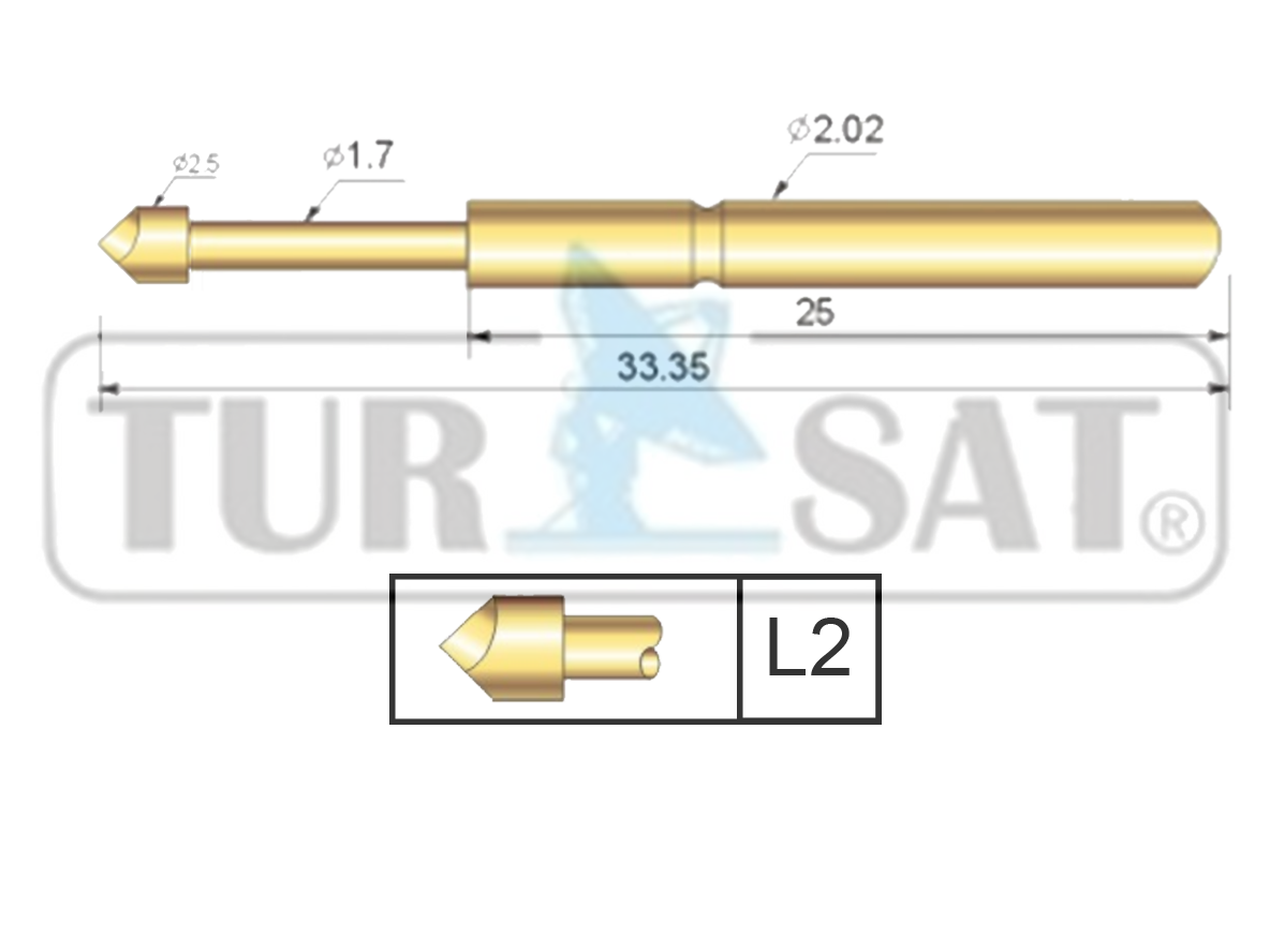 TP202-333-L2 Test Pini