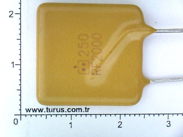 2 A 250V  PPTC, PTC Sigorta (RF250-2000)