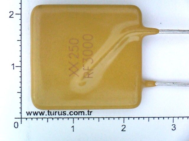 3 A 250V  PPTC, PTC Sigorta (RF250-3000)