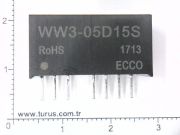WW3-05D15  (5V►+/-15V)