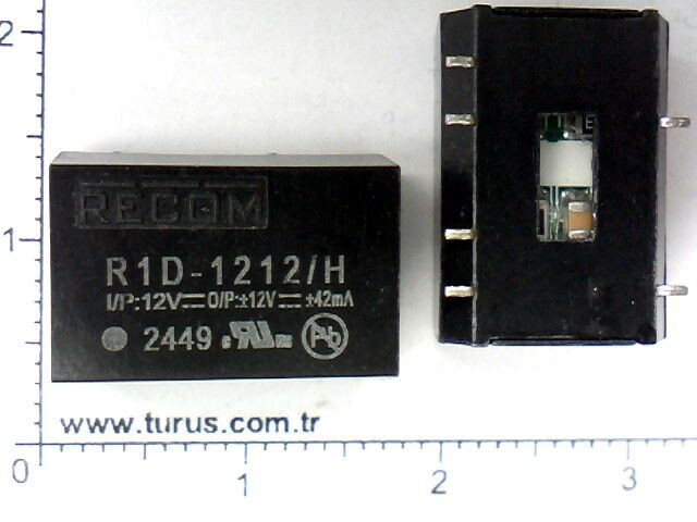 R1D-1212/H   12V in +/- 12V out 1 Watt  ( R1D-1212/H )
