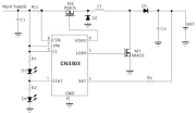 CN3303  SOP8   PFM Step-up Battery Charger Controller IC  (CN3303)