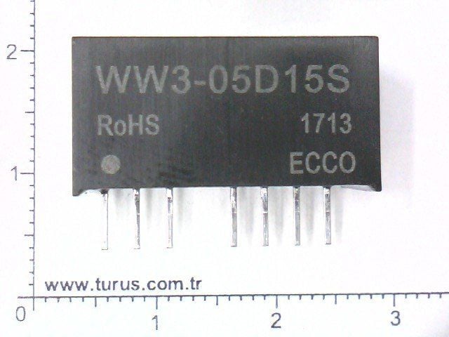 WW3-12D05  (12V►+/-5V)