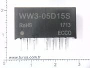 WW3-12D05  (12V►+/-5V)