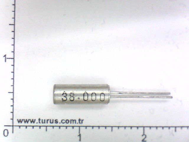 38 KHZ Kristal  (38.000) Hz