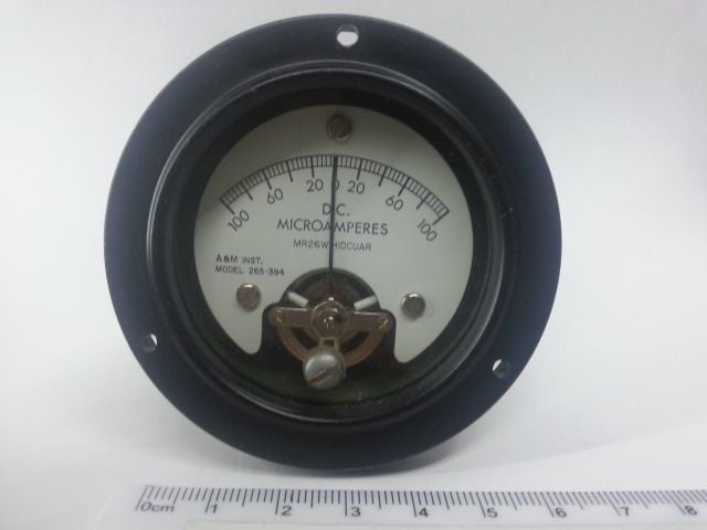 100 uA Mikroampermetre