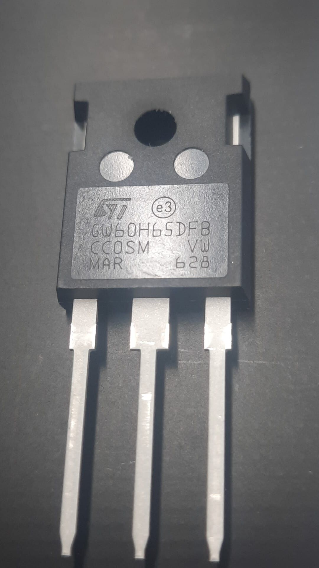 STGW60H65DB GW60H65DB 60 A, 650 V field stop trench gate IGBT with very fast diode (GW60H65DFB)