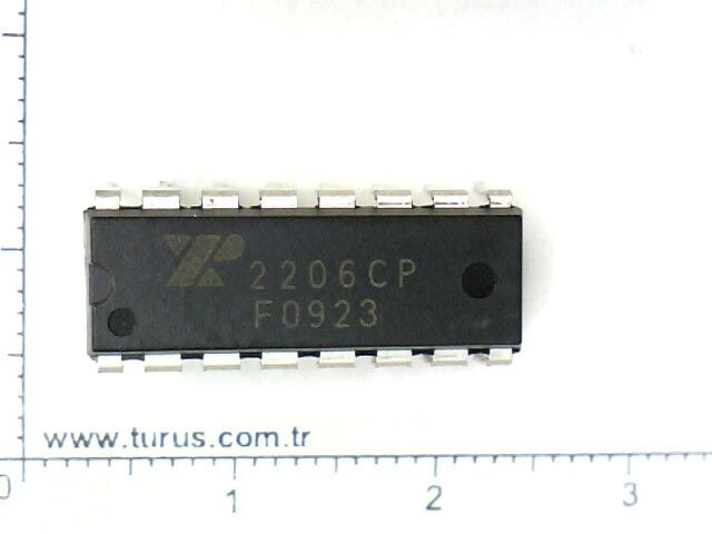 XR2206CP  1Hz-1MHz Sinyal Jeneratör Modülü ve fonksiyon jeneratörü entegresi  XR2206CP  (XR2206)