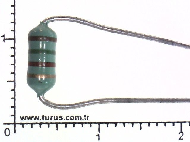 1.5 mH Direnç Tipi Bobin 1/2 Watt