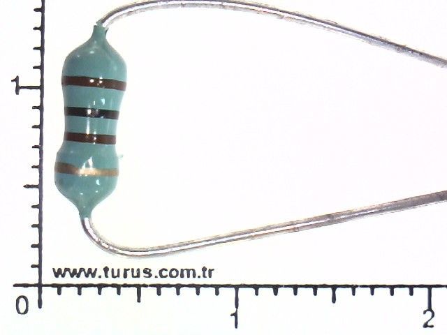 100 uH Direnç Tipi Bobin 1/2 Watt