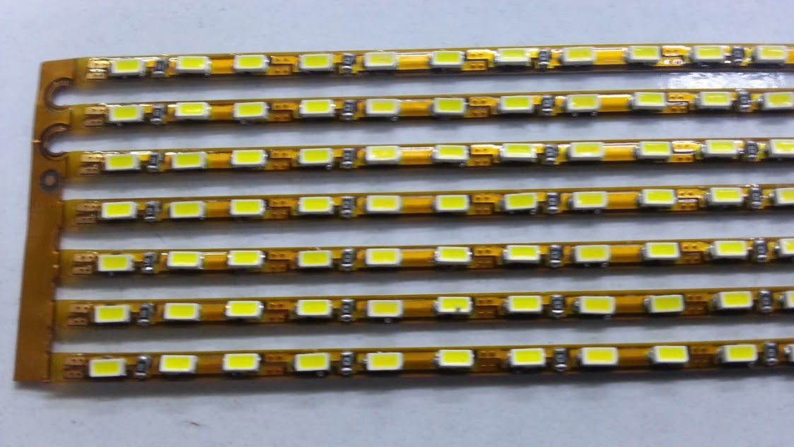 Amber Çubuk Led  Boy:29 cm En:0,25 cm  (48Ad Led)